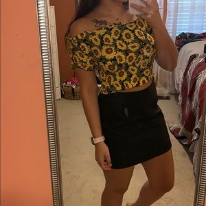 Sunflower crop top!